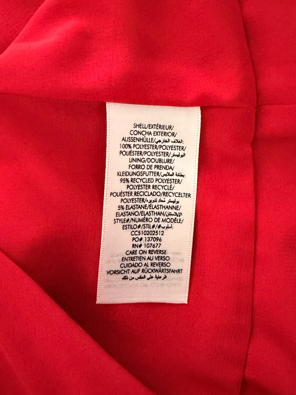 Alice + Olivia Fable Red Asymmetric Ruffle Dress Size 0